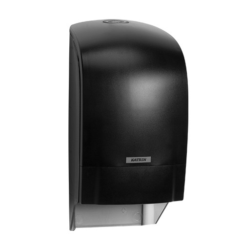 Katrin Inclusive Black System Toilet Roll Dispenser - 104605