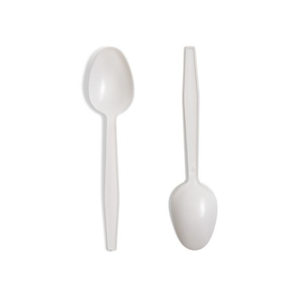 Disposable  Windzer Deluxe White Teaspoons - Box of 1000