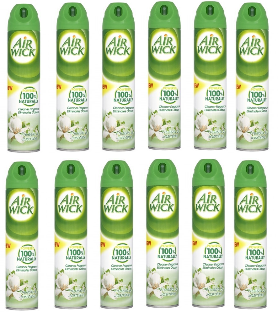 Airwick Freesia & Jasmine Air Freshener - 12 x 480ml 