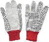 Leather Palm Gloves - Pair